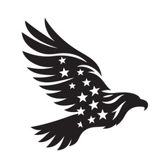 Eagle Silhouette vector illustration