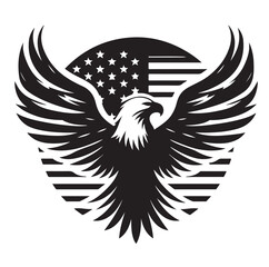 Eagle Silhouette vector illustration
