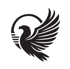 Eagle Silhouette vector illustration