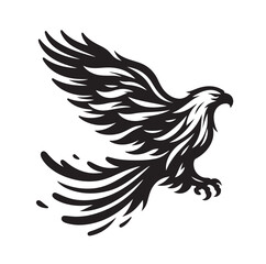 Eagle Silhouette vector illustration
