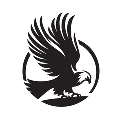 Eagle Silhouette vector illustration