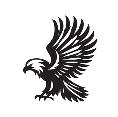 Eagle Silhouette vector illustration