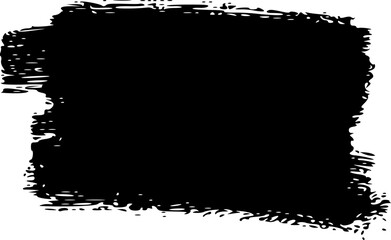 Ink and brush textured grunge stain