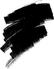 Ink and brush textured grunge stain