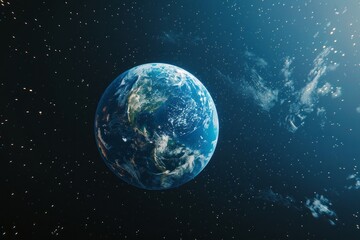 Fototapeta premium a planet earth in space