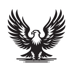 Eagle Silhouette vector illustration