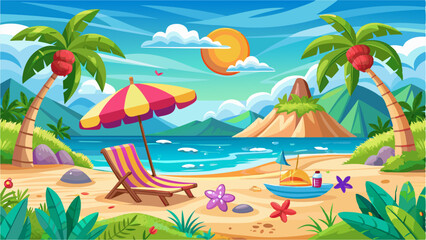 summer vacation background