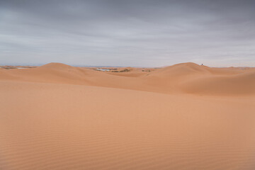 Background image of the sand dunes of Gobi desert, Wallpaper of Inner Mongolia