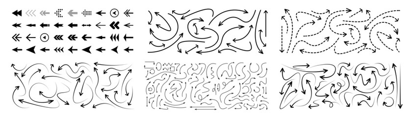 arrow vector, hand editable arrow icon set, arrow symbol mark, modern logo, arrow mark set, editable, thin line, outline, hint symbol, hint vector