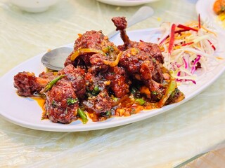 Delicious chicken lollipops 