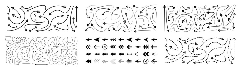 arrow vector, hand editable arrow icon set, arrow symbol mark, modern logo, arrow mark set, editable, thin line, outline, hint symbol, hint vector