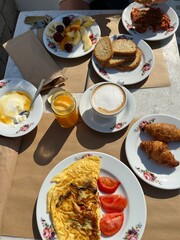 food on the plate