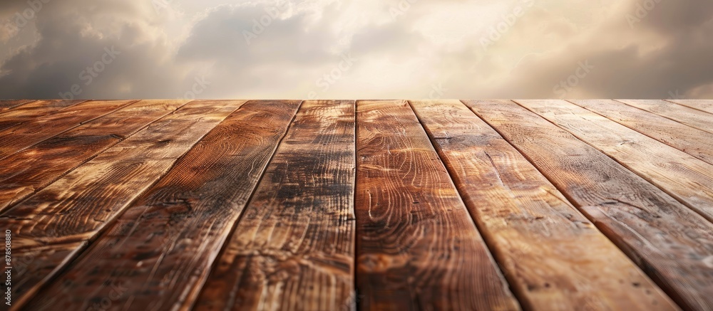 Poster table available for showcasing montages with empty copy space image.