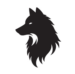 Wolf Silhouette vector illustration