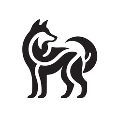 Wolf Silhouette vector illustration