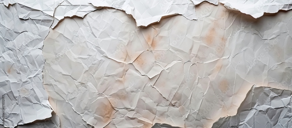 Poster ripped paper texture with available copy space image for text or banners, including a clipping path.