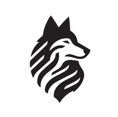 Wolf Silhouette vector illustration