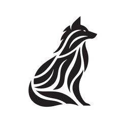 Wolf Silhouette vector illustration