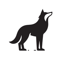 Wolf Silhouette vector illustration