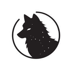 Wolf Silhouette vector illustration