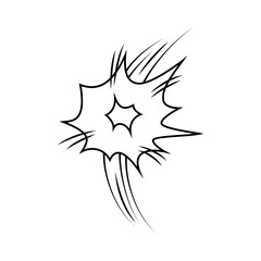 Obraz premium Collection of hand drawn Sharp Explosion Speech Bubbles. vector illustration. isolated on a white background