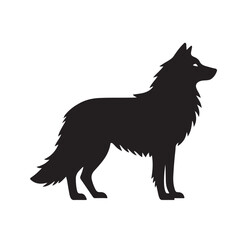 Wolf Silhouette vector illustration