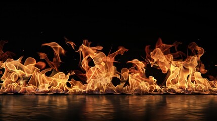 The image is a black and white photo of a fire with orange sparks