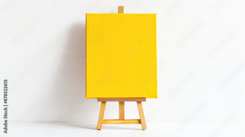 Canvas Prints easel with canvas