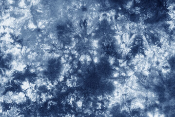 tie dye pattern hand dye on cotton fabric abstract texture background.