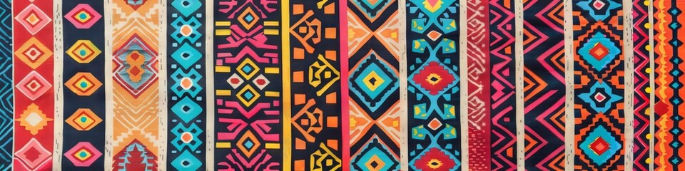 Obraz premium Traditional Peruvian native design national pattern