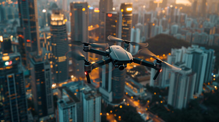 Urban Aerial Surveillance using Drones for Capturing Images of Skyscrapers