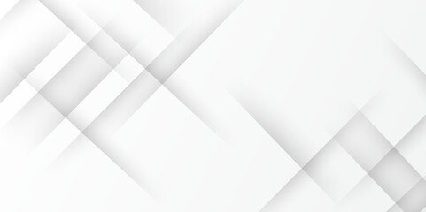 Fototapeta premium Elegant abstract background with grey lines with shadow. modern abstract gray line light dynamic shape composition background. Gray and white geometric background with copy space. , Modern design. 
