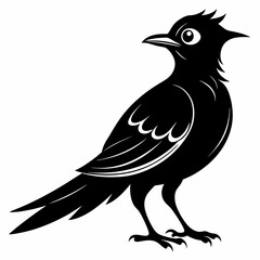 Cuckoo black silhouette