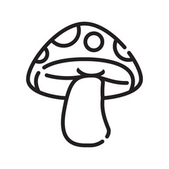 mushroom icon design vector template