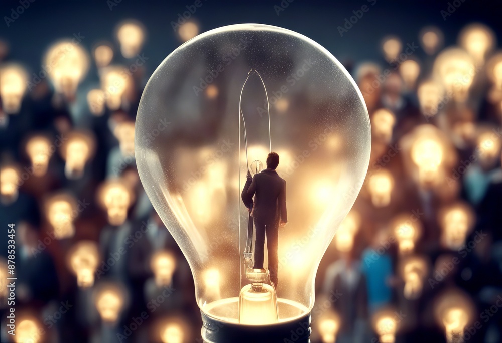Poster problem knowledge data concept big support light research business illustration internet lots develo
