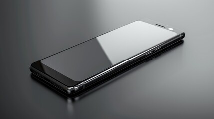 A sleek 3D illustration mockup of a smartphone, perfect for showcasing mobile app designs or communication concepts. The clean and modern design emphasizes the device's functionality.