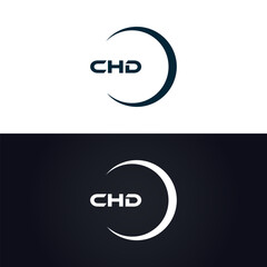 CHD logo. C H D design. White CHD letter. CHD, C H D letter logo design. C H D letter logo design in GOLD, GOLDEN LOGO, THREE, style. letter logo set in one artboard. C H D letter logo vector design.