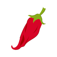 paprika pepper chili cartoon. sketch food, mexican cayenne, jalapeno vegetable paprika pepper chili sign. isolated symbol vector illustration