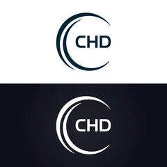 CHD logo. C H D design. White CHD letter. CHD, C H D letter logo design. C H D letter logo design in GOLD, GOLDEN LOGO, THREE, style. letter logo set in one artboard. C H D letter logo vector design.