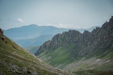 landscape in the mountains