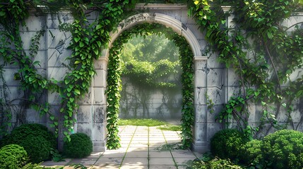 Obraz premium Overgrown Archway