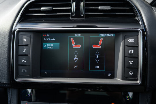 Luxury Car Heated Seats Control Panel