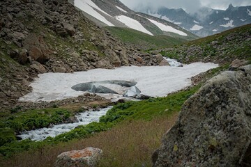 mountain river in the mountains