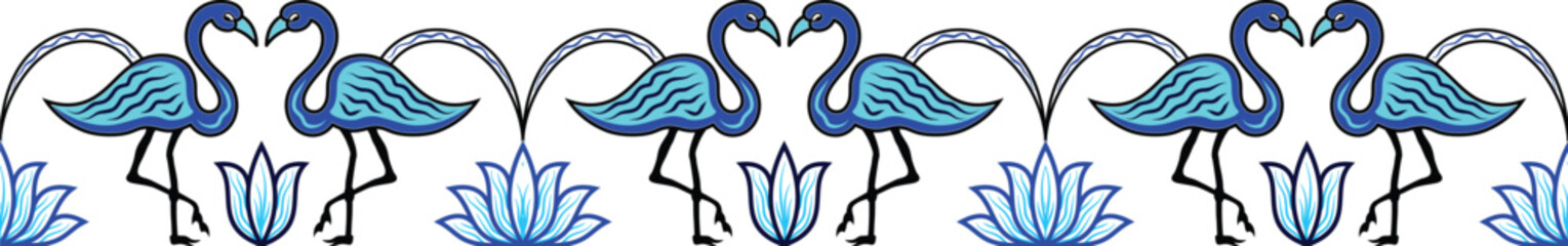 colorful vector strip border design.