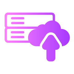 Data Upload gradient icon
