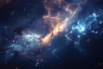 Obraz premium Space Nebula Background