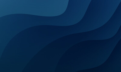 Dark blue wavy abstract background. Dynamic shapes composition. artistic wave liquid.