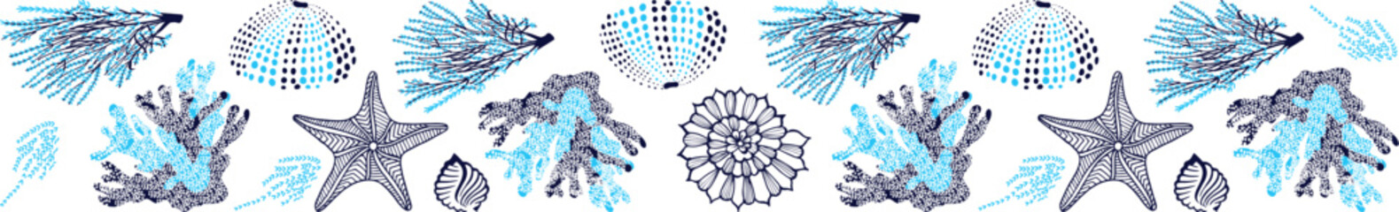 colorful vector strip border design