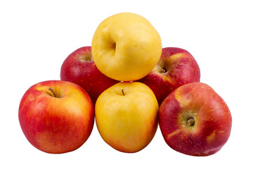 apples isolated on white or transparent background