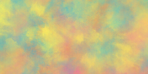 colorful watercolor splash background with grunge multicolor watercolor stains, Watercolor painted gradient colorful background, Pastel ink colors wet effect hand drawn canvas of watercolor with blot.